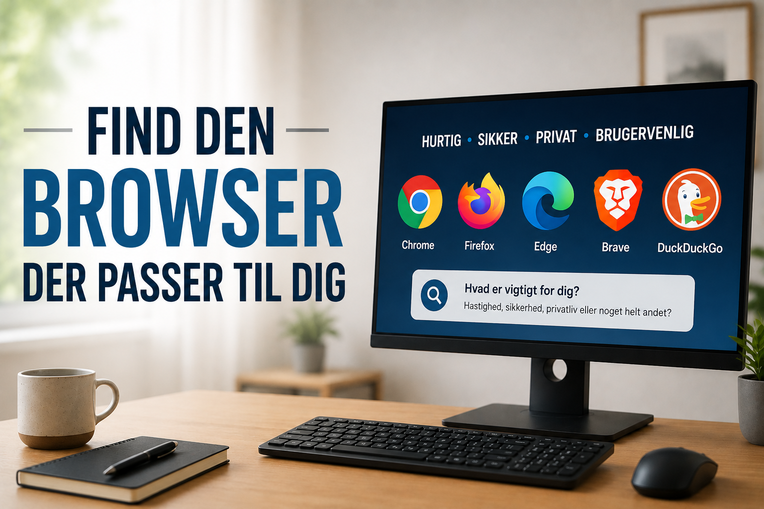 Find den browser der passer til dig